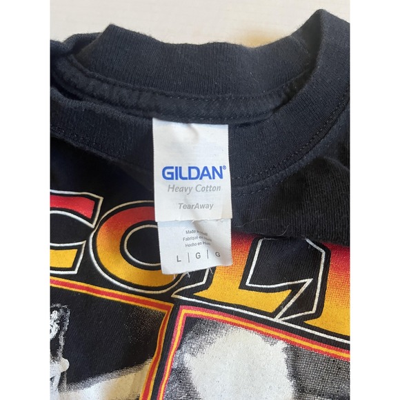 Cold Gin Band Shirt Mens Large Black Rock Music Graphic Tee Gildan KISS Cotton - Picture 3 of 6